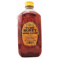 Gunter's Orange Blossom Honey - Case of 6 - 5 lb. Bottles